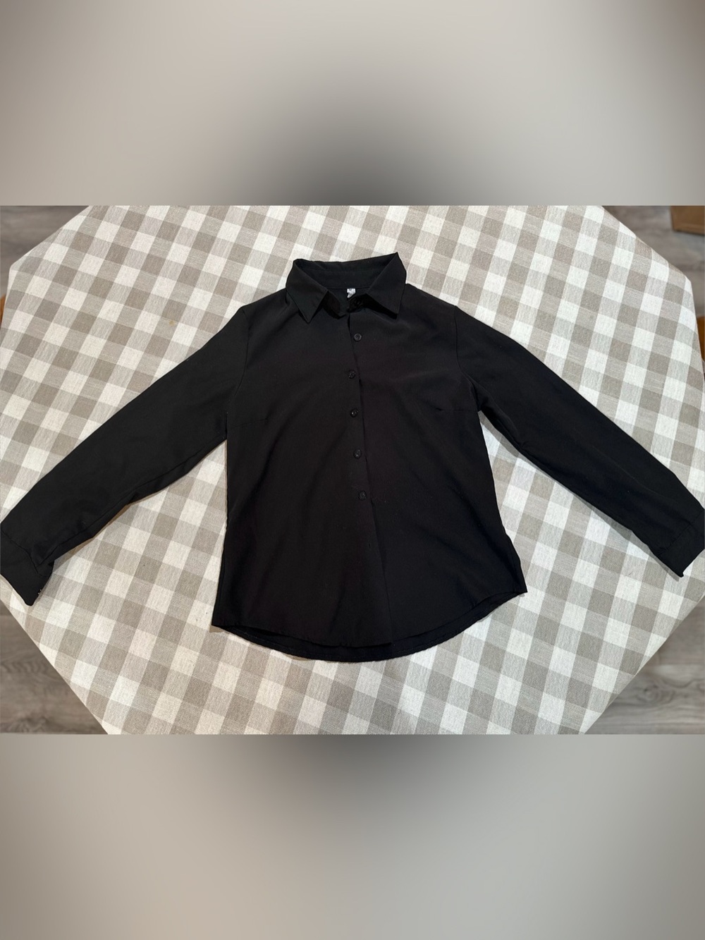 Classy Black Button Down Shirt